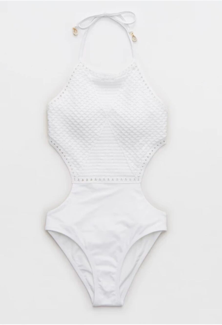 Aerie Nwt Crochet One Piece Size Small S Cream Off White
